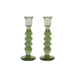 Juliska Provence Candlesticks, Set of 2 Basil|7 Inch