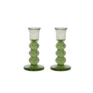 Juliska Provence Candlesticks, Set of 2 Basil|5 Inch