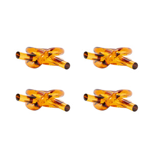 Juliska Tortoise Knot Napkin Ring, Set of 4 Tortoise