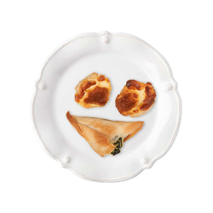 Juliska Berry & Thread Flared Side/Cocktail Plate Whitewash