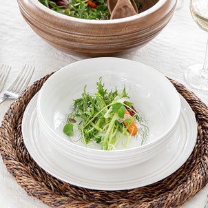 Juliska Bilbao Bowl, Set of 4 Whitewash