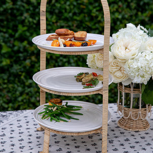 Juliska Bilbao Dinner Plate, Set of 4 Whitewash