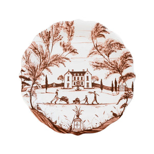 Juliska Country Estate Harvest Party Plate, Set of 4 Sepia