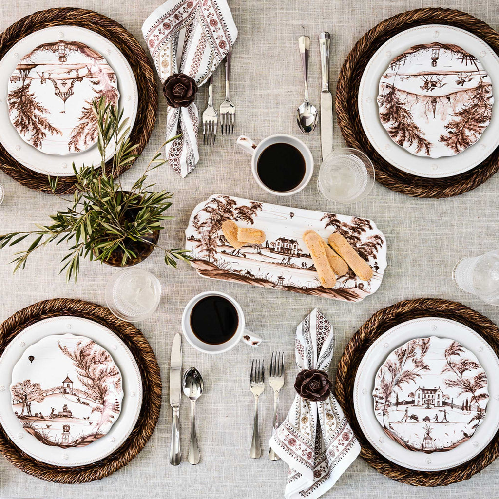Juliska Country Estate Harvest Party Plate, Set of 4 Sepia