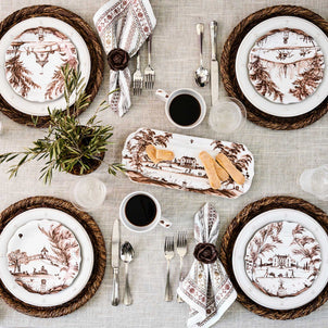 Juliska Country Estate Harvest Party Plate, Set of 4 Sepia