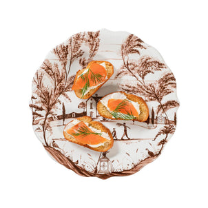 Juliska Country Estate Harvest Party Plate, Set of 4 Sepia