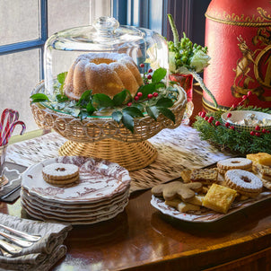 Juliska Country Estate Harvest Party Plate, Set of 4 Sepia