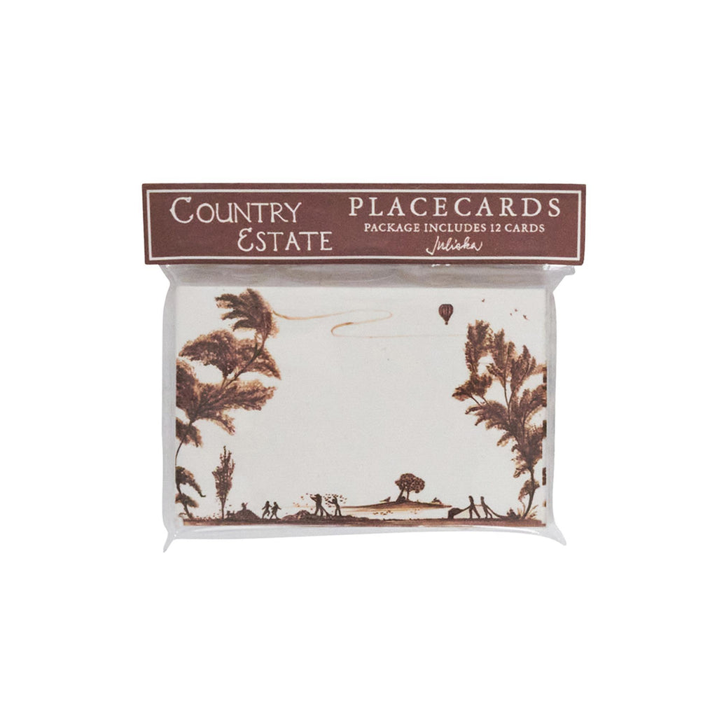 Juliska Country Estate Harvest Place Card, Set of 12 Sepia