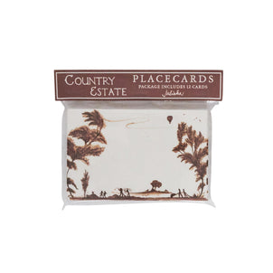 Juliska Country Estate Harvest Place Card, Set of 12 Sepia