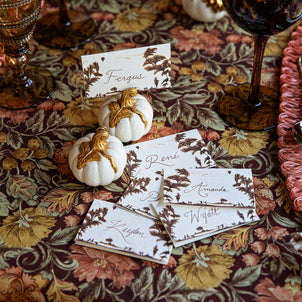 Juliska Country Estate Harvest Place Card, Set of 12 Sepia
