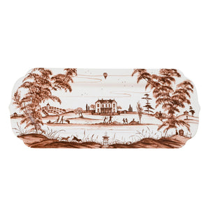 Juliska Country Estate Harvest Rectangular Hostess Tray Sepia