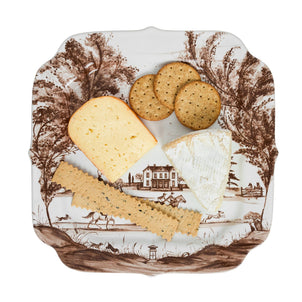 Juliska Country Estate Harvest Square Hostess Tray Sepia