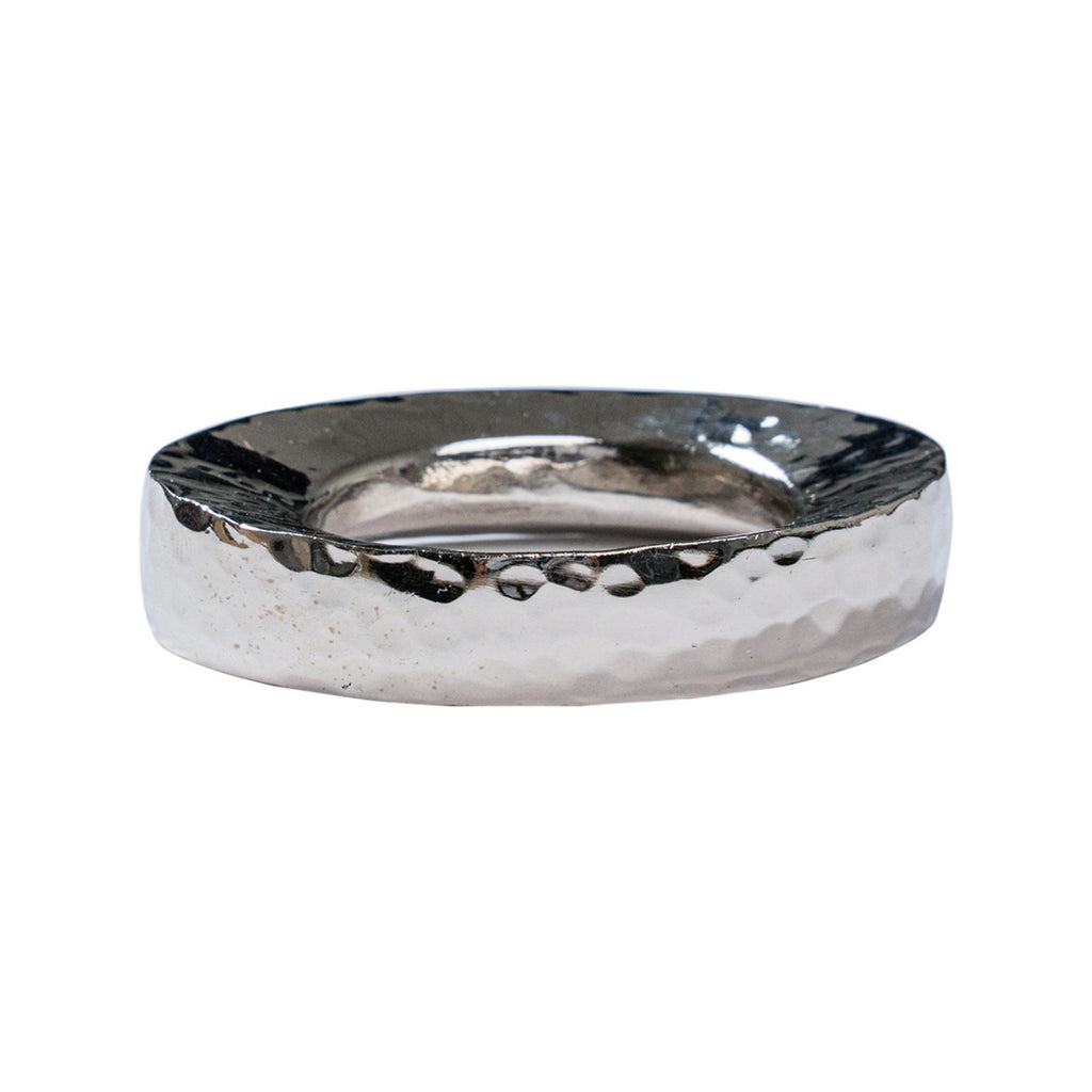 Juliska Puro Napkin Ring, Set of 4 Silver