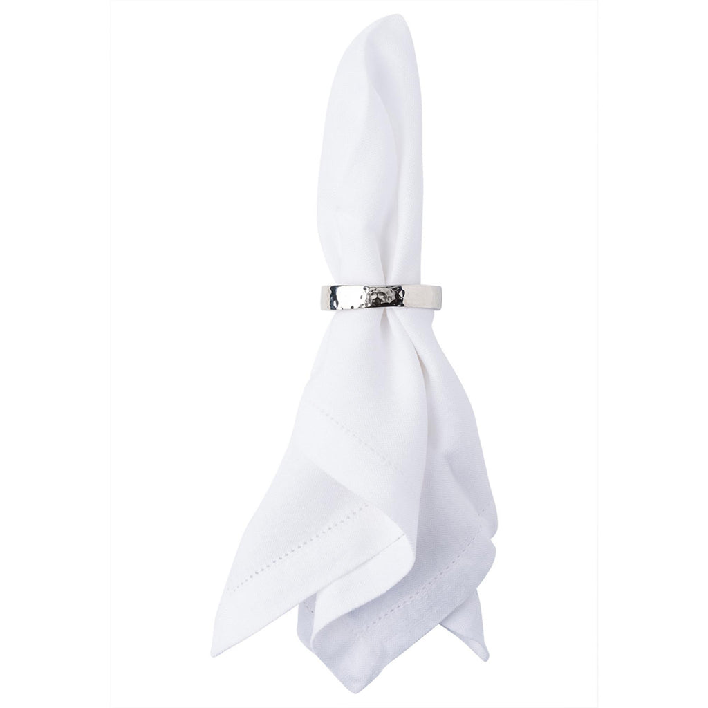 Juliska Puro Napkin Ring, Set of 4 Silver