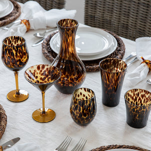 Juliska Puro Wine Glass, Set of 4 Tortoise