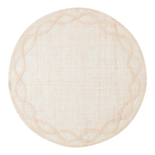 Juliska Tuileries Garden Placemat, Set of 4 Natural