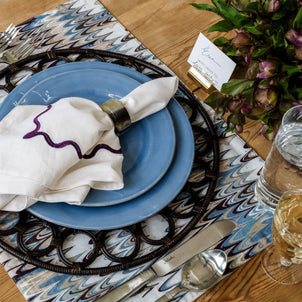 Ripple Embroidered Napkin, Set of 4 Default