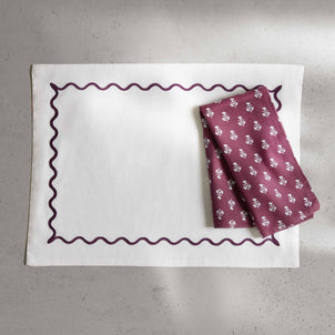 Ripple / Fluted Marble Reversible Placemats, Set of 4 Default