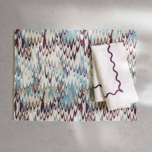 Ripple / Fluted Marble Reversible Placemats, Set of 4 Default
