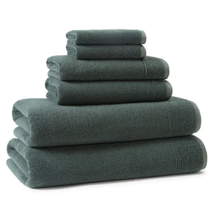 Kyoto Bamboo Towels Eucalyptus Green