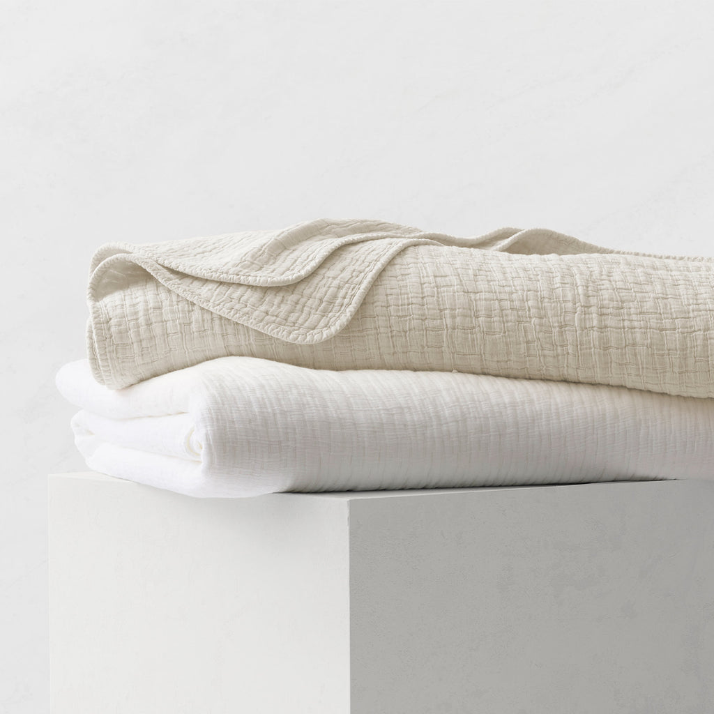 Lafayette Coverlet Ecru