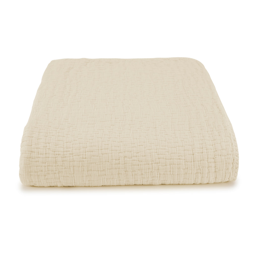 Lafayette Coverlet Ecru