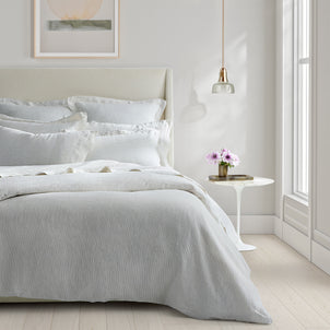 Laguna Stripe Linen Duvet Default