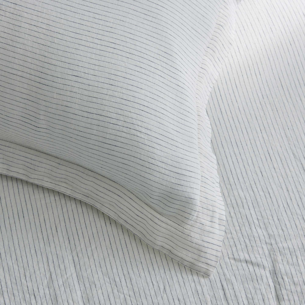 Laguna Stripe Linen Sham Set of 2 default