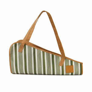 Lewis Miller Flower Tote Natural/Moss