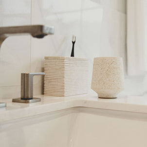 Limestone Bath Accessories Toothbrush Holder