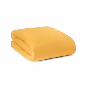 Linen - Bamboo Duvet Mustard|Queen