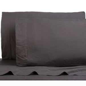 Linen - Bamboo Pillowcase Set of 2 Coal|Customizer