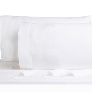 Linen - Bamboo Pillowcase Set of 2 White|Customizer