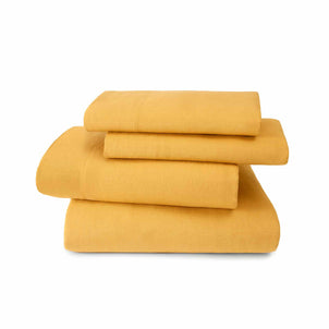 Linen - Bamboo Sheet Set Mustard|Queen