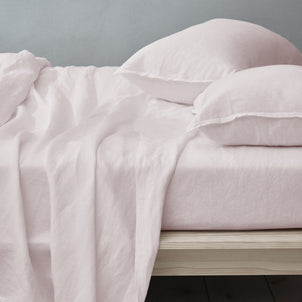 Linen - Bamboo Sheet Set Powder Pink