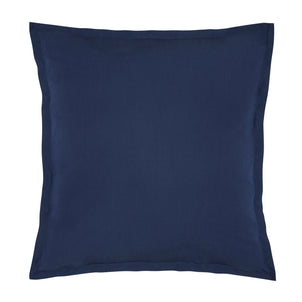 Lorimer Washed Percale Sham Set of 2 Navy|2 euro shams|Customizer