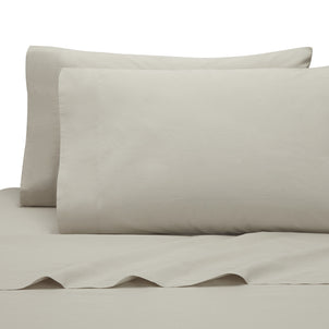Lorimer Washed Percale Pillowcase Set of 2 Oatmeal|Customizer