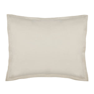 Lorimer Washed Percale Sham Set of 2 oatmeal|2 standard shams|Customizer