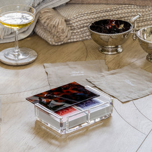 Luxe Dominoes 2-Deck Playing Card Set Carey (Tortoise Shell)