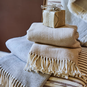 Madeira Throw Charcoal
