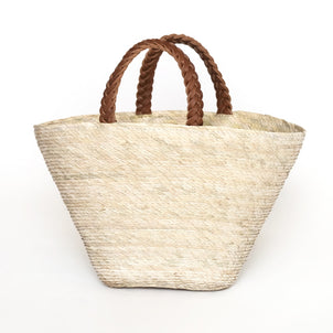 Makaua Small Tote Natural/Brown