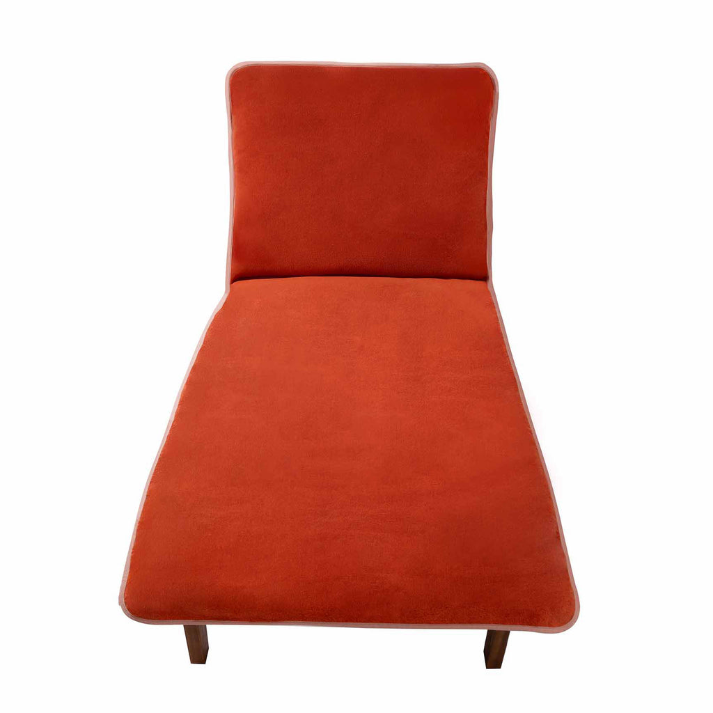 Marisol Lounge Chair Covers Rust/Blush