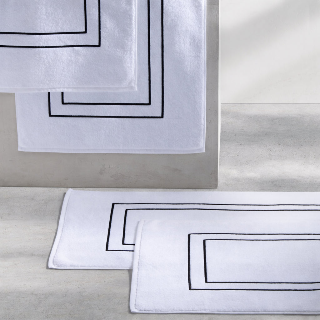 Newbury Bath Mats Black