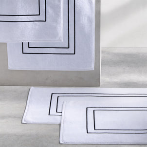 Newbury Bath Mats Black