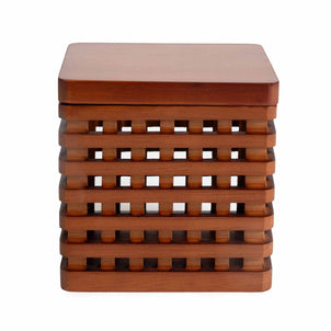 Osaka Bath Accessories Wood (Osaka)|Cotton Jar