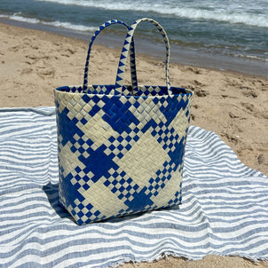 Paseo Beach Tote Navy