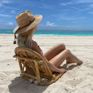 Resol Indah Rattan Beach Chair Rattan