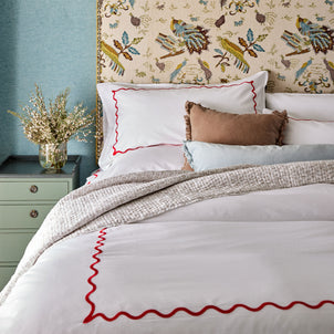 Ripple Duvet Poppy