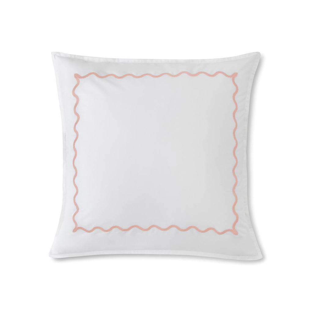Ripple Sham Set of 2 Blush|2 Euro Shams|Customizer