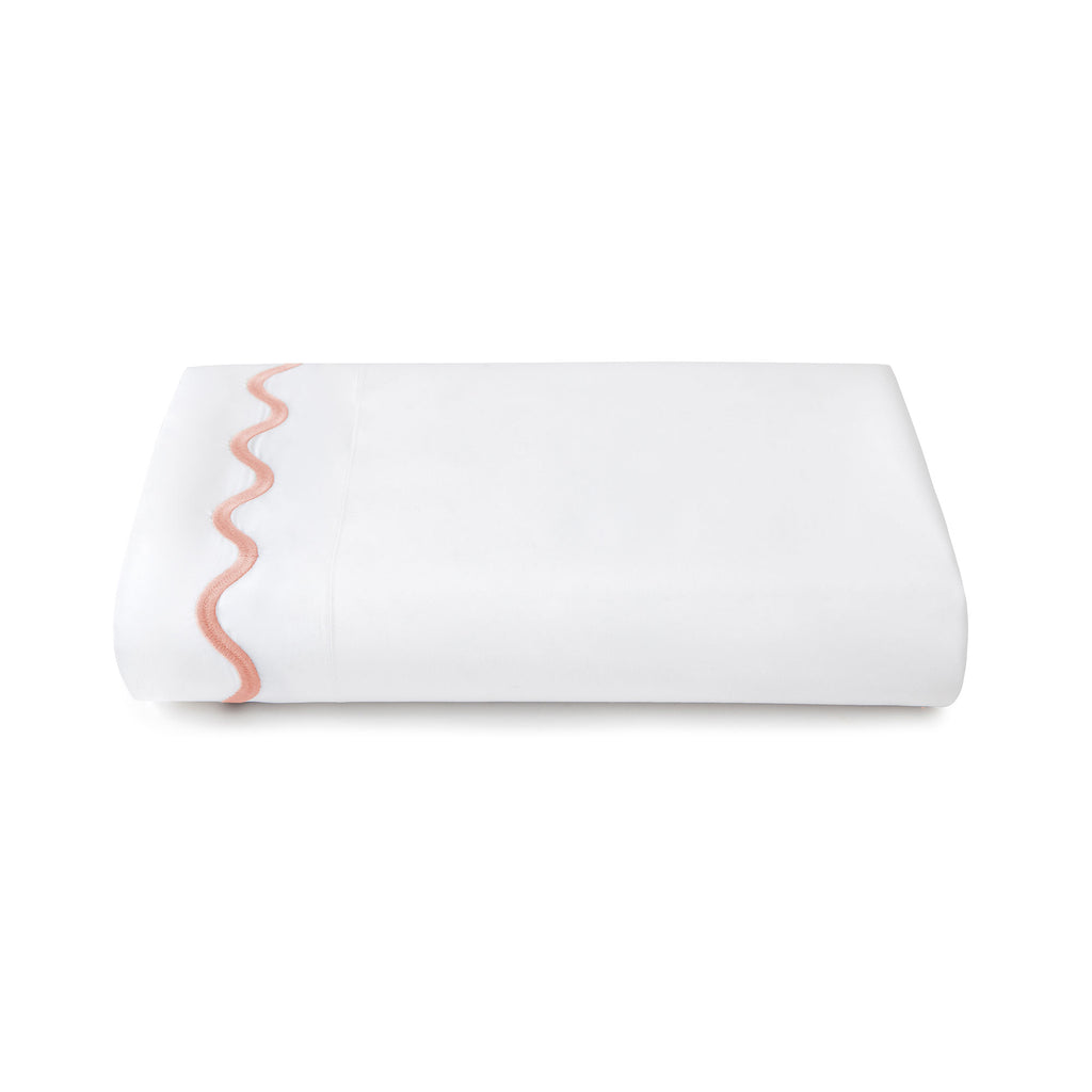 Ripple Flat Sheet Blush|Queen
